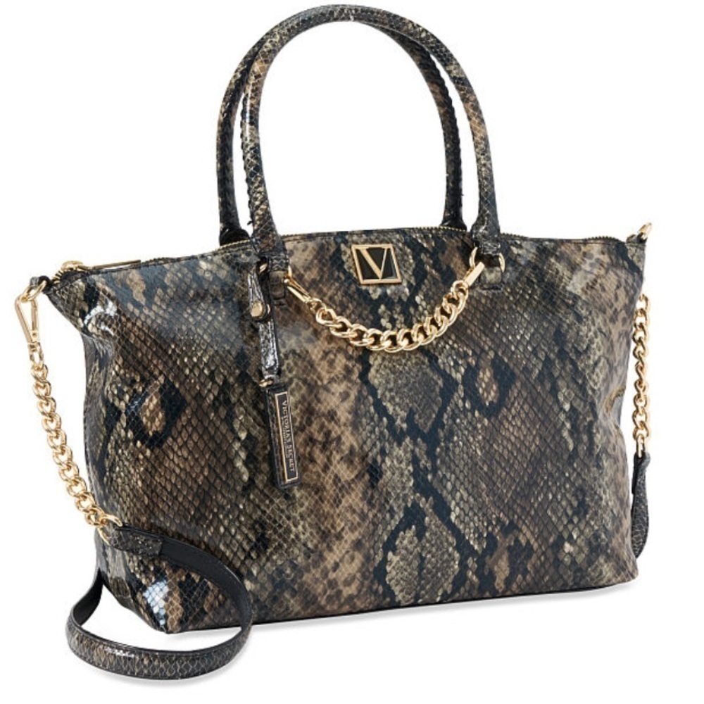Victoria's Secret slouchy python versatile bag - Picture 4 of 7